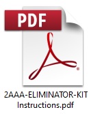 2AAA-ELIMINATOR-KIT Instructions